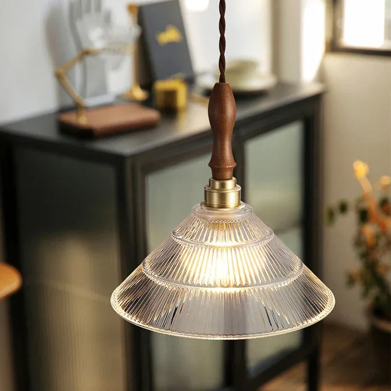 suspension en verre moderne pour cuisine et salle à manger