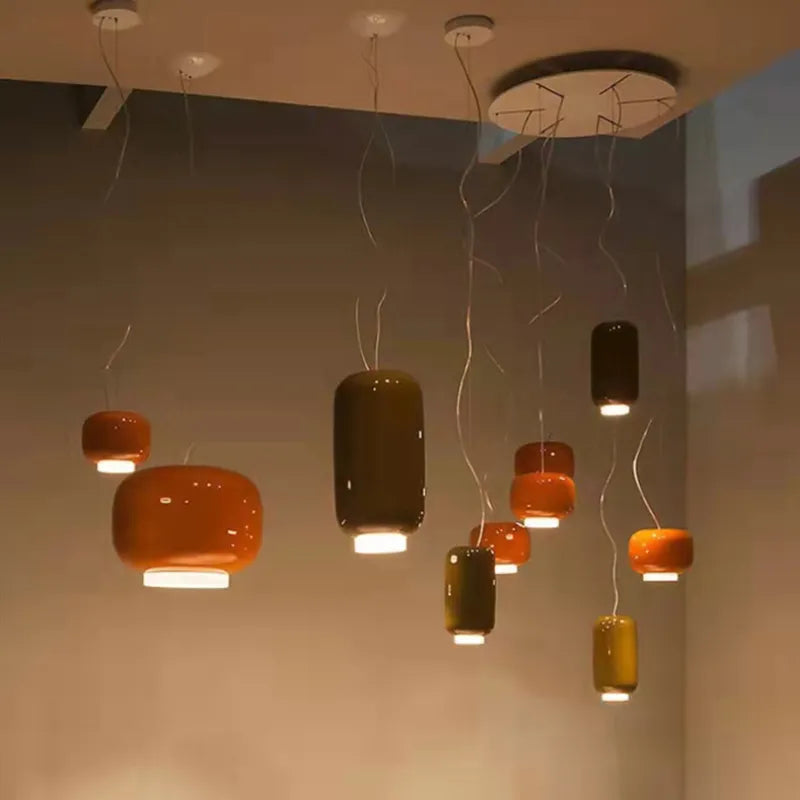Suspension Chouchin en verre style italien design - vue 4 sur 12