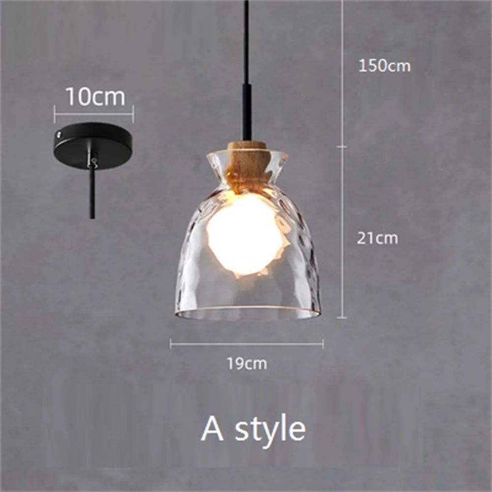 suspension en verre moderne pour décoration intérieure élégante - vue 4 sur 9