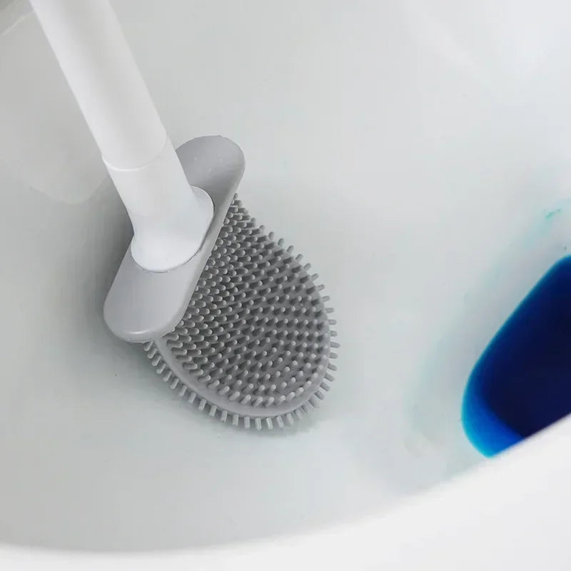 brosse en silicone avec manche flexible et support de séchage rapide - vue 3 sur 8