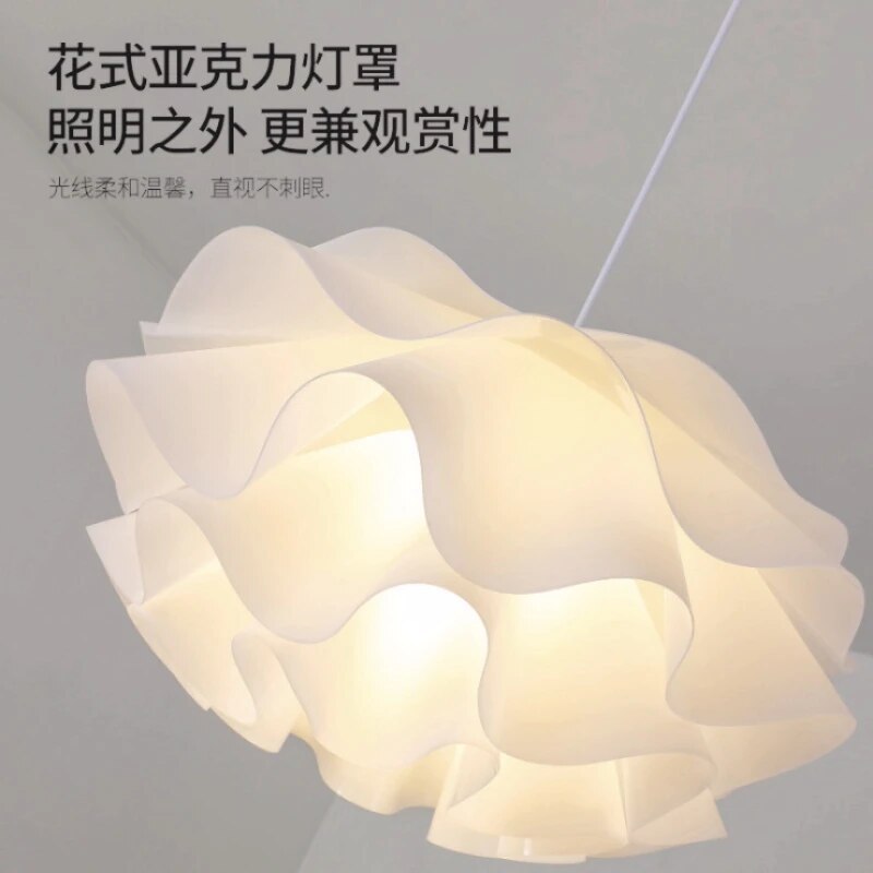 Lustre romantique maître filles nordique créatif moderne fleurs décor mariage - vue 3 sur 11