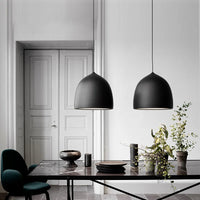 Lustre créatif nordique Restaurant lampes suspendues Post-moderne LED E27 Bar chambre blanc noir Rose or décoration lumières