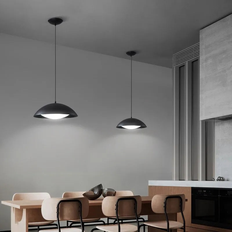Suspension LED au design nordique moderne en fer - vue 6 sur 10