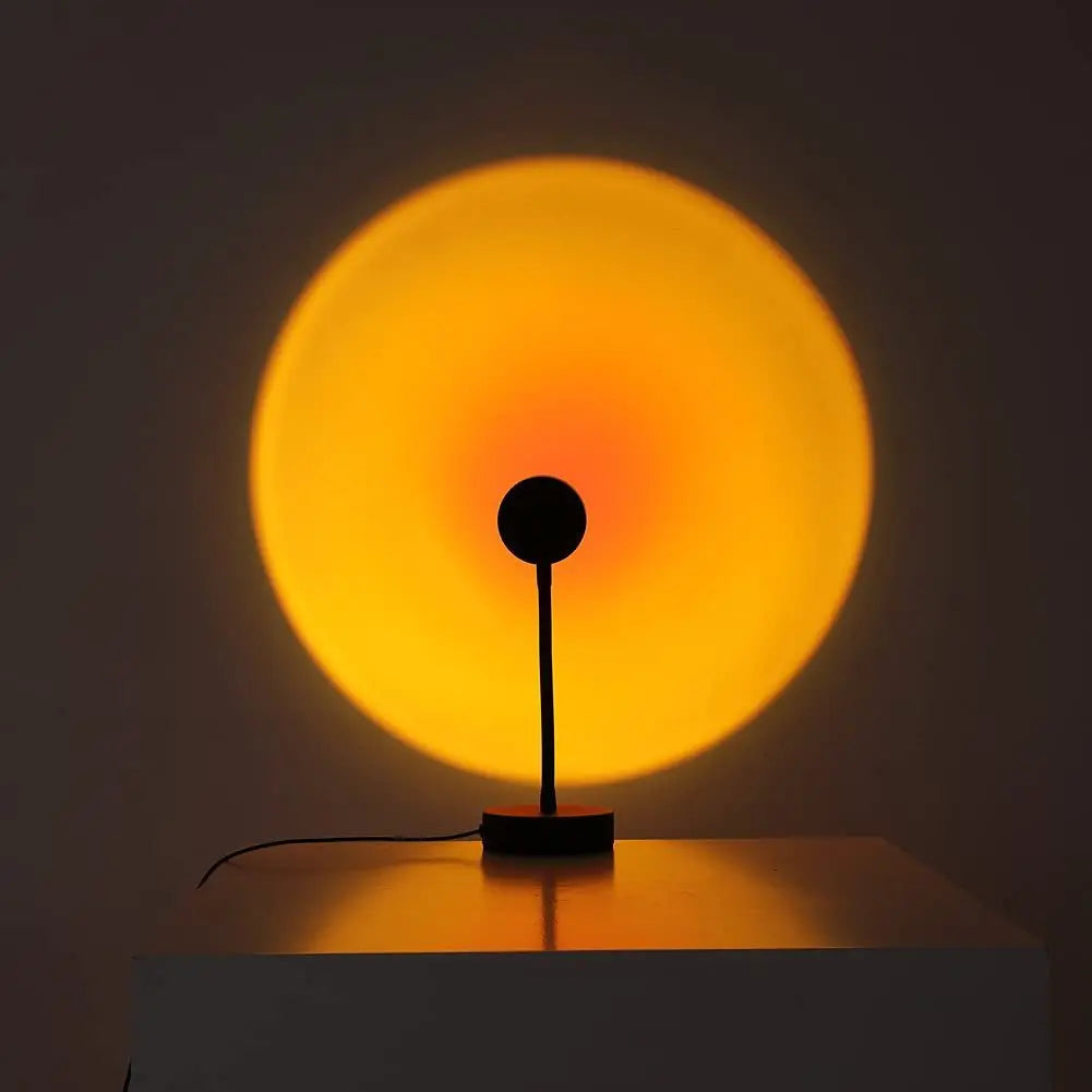 lampe led coucher de soleil veilleuse projecteur ambiance festive