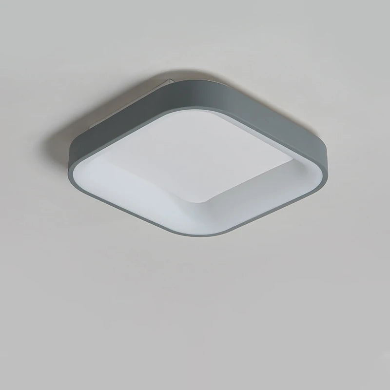 plafonnier led moderne carré minimaliste pour éclairage intérieur