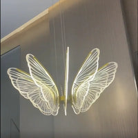 Moonriver éclairage LED papillon lustres salon Table à manger suspension lampe Style moderne suspension pour la maison