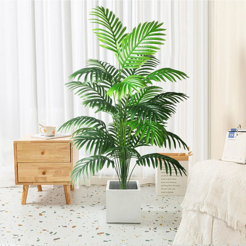 grand palmier tropical artificiel pour décoration intérieure et extérieure - vue 5 sur 8