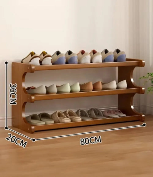 étagère à chaussures intérieure simple et peu encombrante