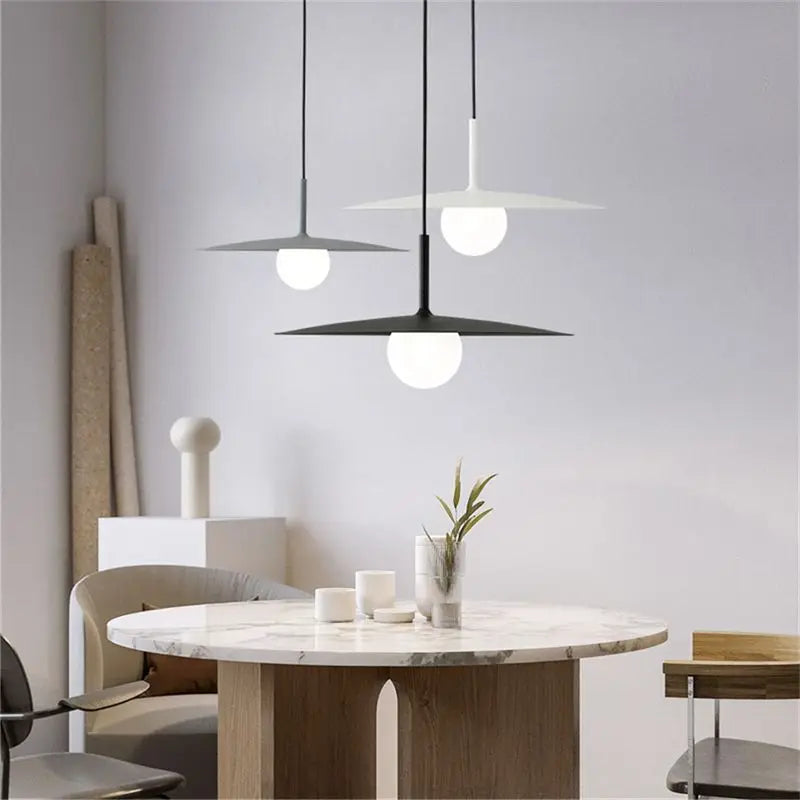 Suspension led nordique minimaliste pour maison décorative