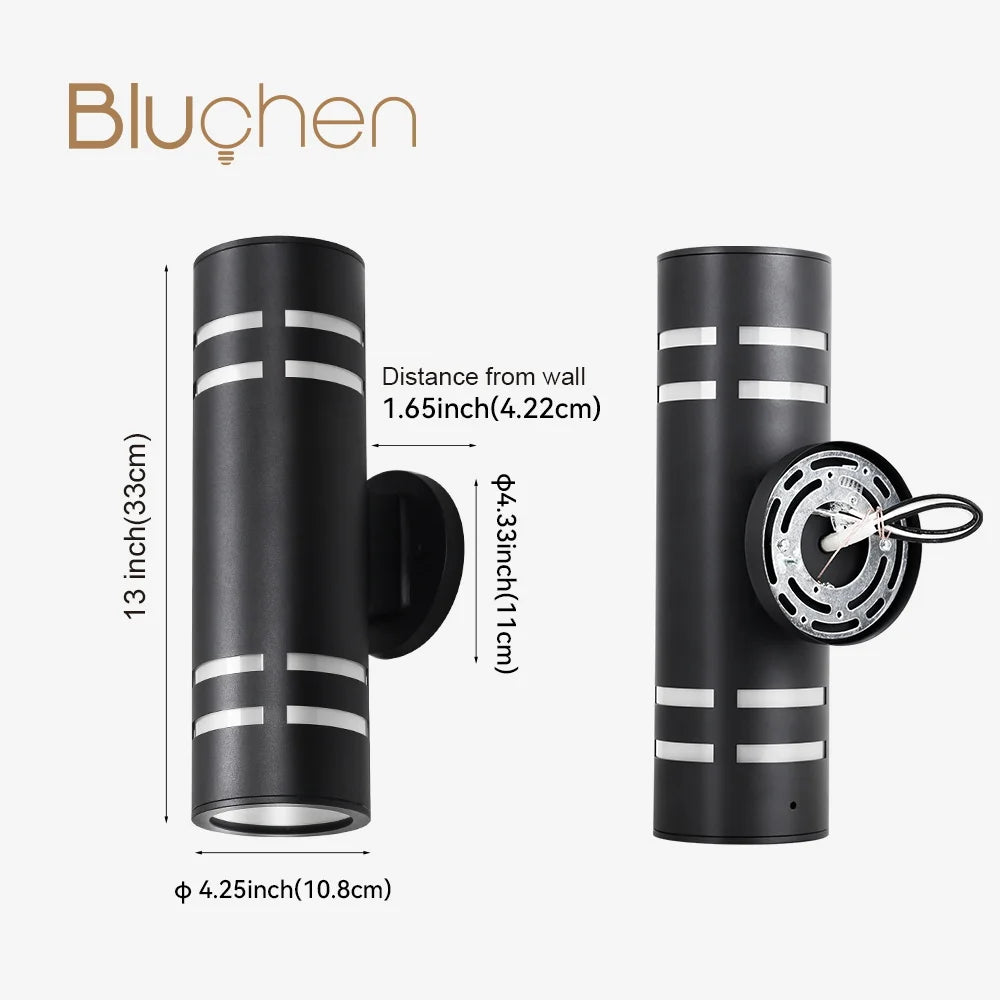 applique murale led étanche en inox pour extérieur élégant et moderne - vue 6 sur 7
