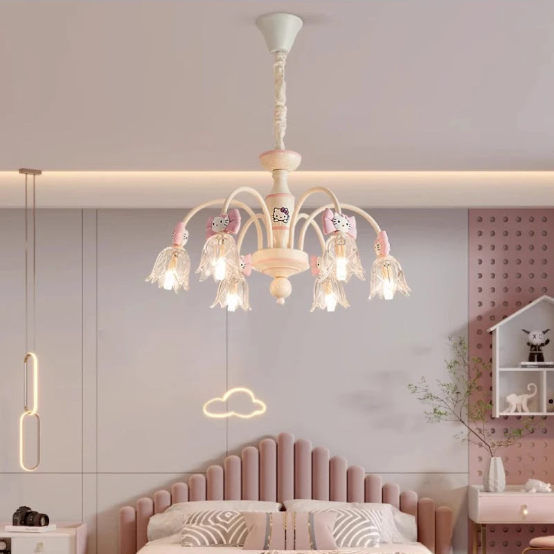 lustre créatif mignon pour chambre de princesse enfant - vue 2 sur 8