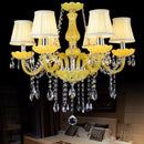 lustre en cristal fantaisie pour mariage moderne élégant