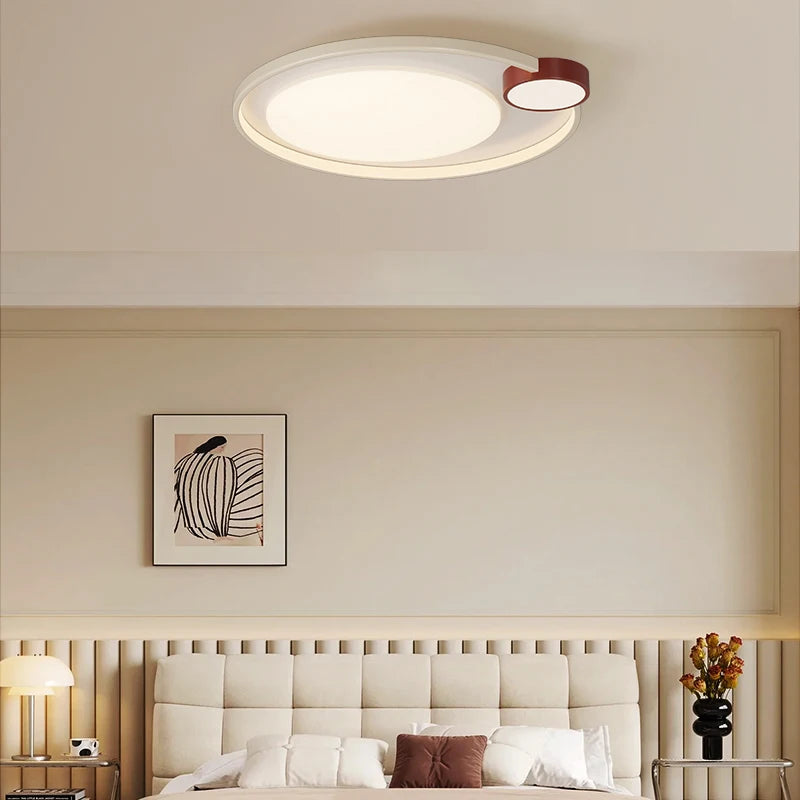 Plafonniers carrés ronds simples chambre LED éclairage intérieur moderne couloir nordique étude cuisine salle à manger lumière - vue 6 sur 12