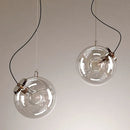 suspension design boule de verre pour intérieur romantique et restaurant