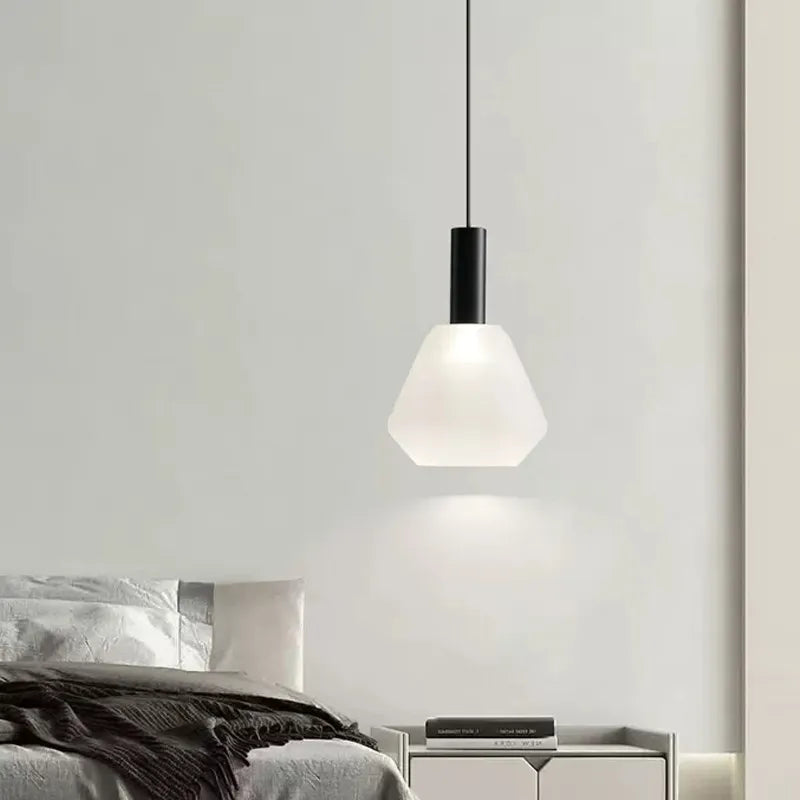 Lampes en verre multicolores en fer - vue 4 sur 10