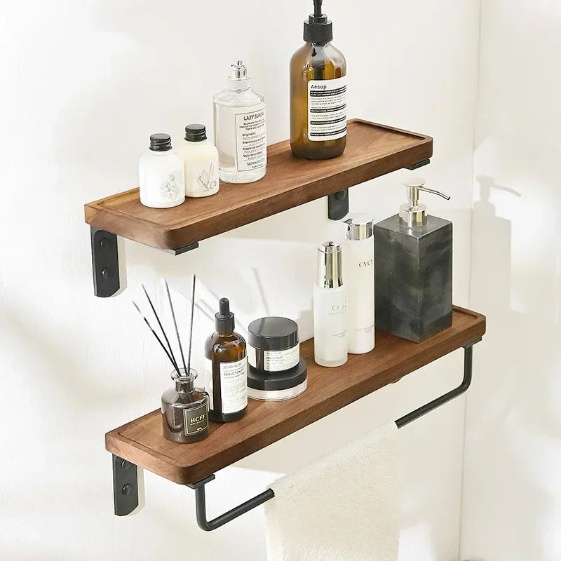 ensemble de quincaillerie en bois pour salle de bain - vue 5 sur 18
