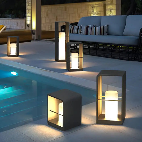 lampe solaire led extérieure étanche pour jardin et cour