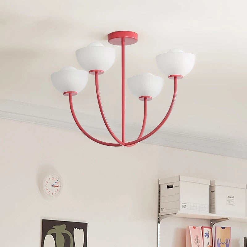 lampe led vintage tulipe style campagnard pour café restaurant bar - vue 4 sur 7