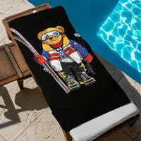 serviette de plage motifs oursons sechage rapide legere