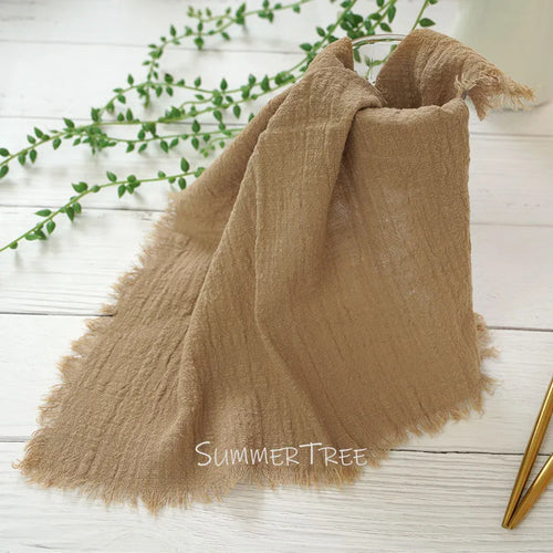 Serviette de table gaze coton lot de 12