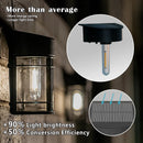 lumière solaire led extérieure pour clôture et paysage