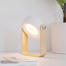 Nouvelle poignée en bois créative pliable veilleuses lampe de lecture lampe lanterne Portable télescopique pliante Led lampe de Table USB charge