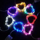 lot de 10 guirlandes lumineuses à led pour décorations festives et romantiques