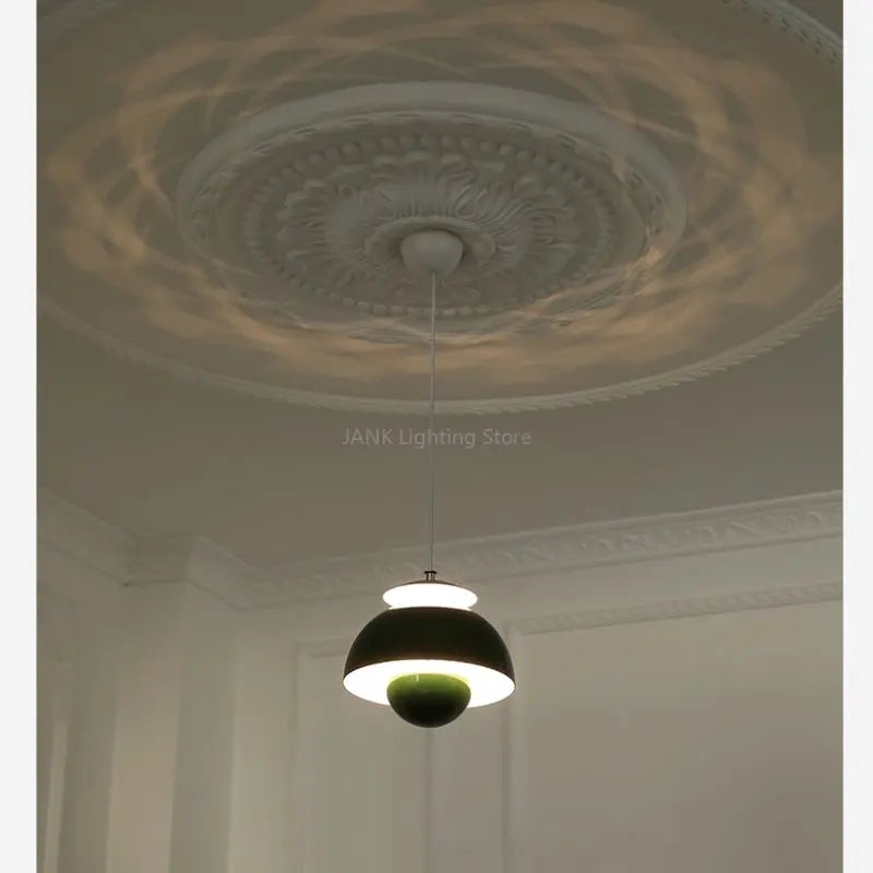 Design danois fleur bourgeon suspension moderne Simple Restaurant chambre d'enfants chambre chevet lustre nordique maison lampes LED - vue 7 sur 10