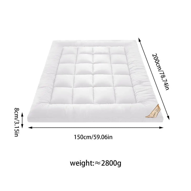 matelas doux avec coussin respirant et housse antidérapante