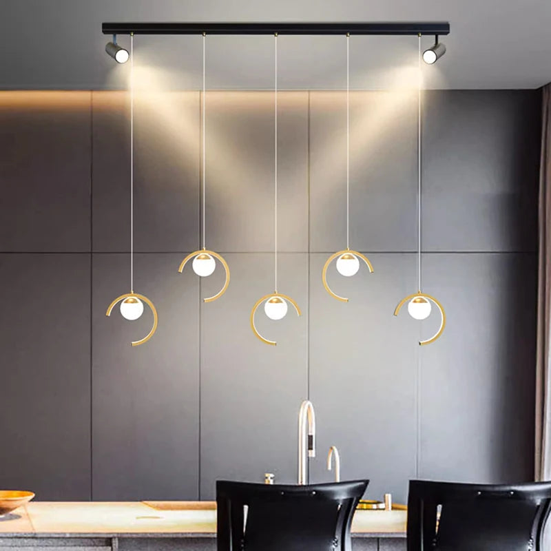 lustre moderne pour décoration intérieure éclairage suspendu - vue 6 sur 6