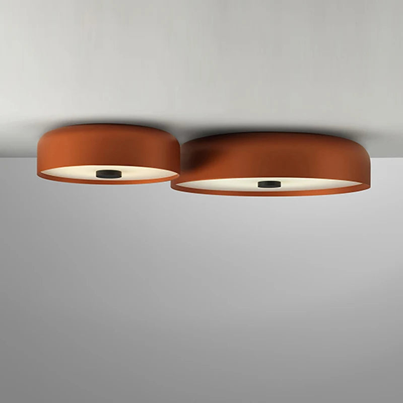 Plafonnier orange moderne lustre éclairage pour salon lustres maison lampes décoratives chambre applique couleur lumières - vue 5 sur 6
