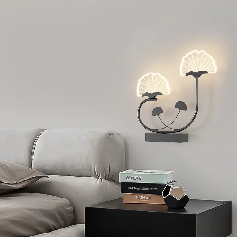 applique murale led spectre complet protection yeux tricolore feuilles créative