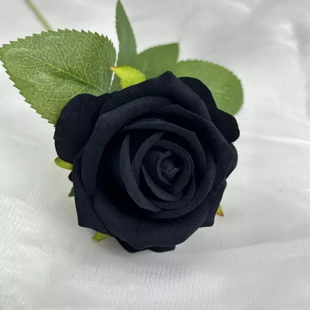 rose artificielle en soie pour décoration de mariage et événements - vue 16 sur 28
