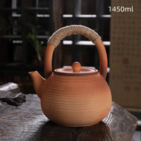 Théière céramique artisanale style kung fu 1l
