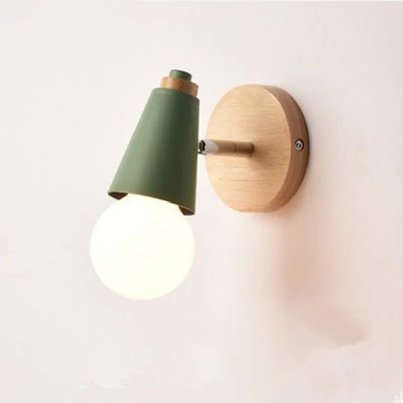 Nordique Simple applique chambre d'enfant chambre chevet canapé fond mur Led lumières allée escalier couloir décor éclairage - vue 7 sur 12