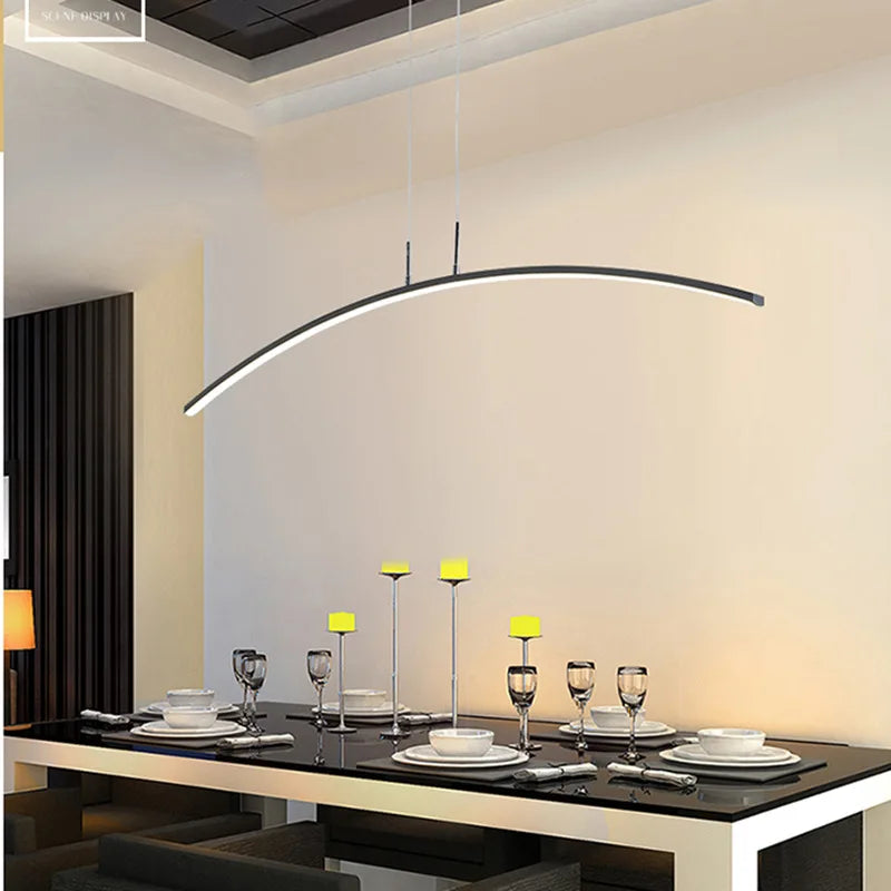 suspension en fer design minimaliste luminaire décoratif moderne