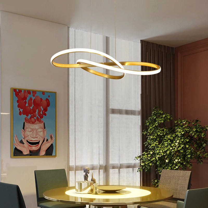 lampe suspendue led qiyimei pour bar cuisine décoration intérieure