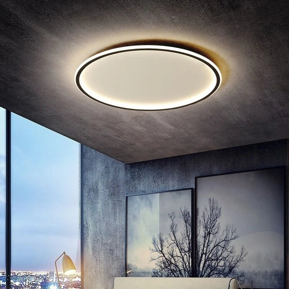 Plafonnier à forme moderne LED - vue 5 sur 22