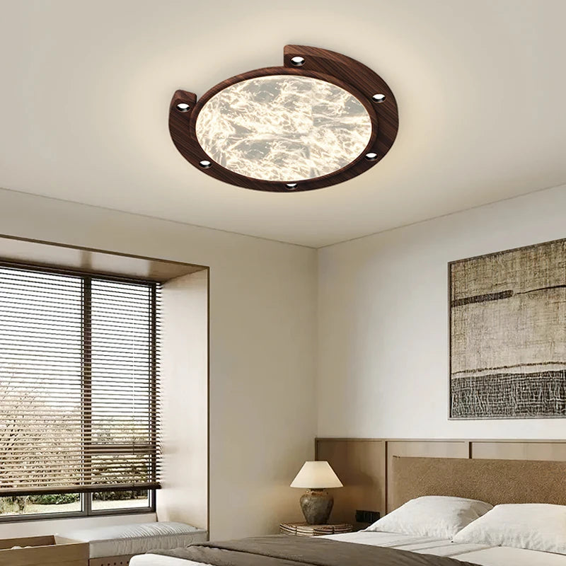 plafonnier led minimaliste protection des yeux éclairage intérieur moderne - vue 4 sur 12