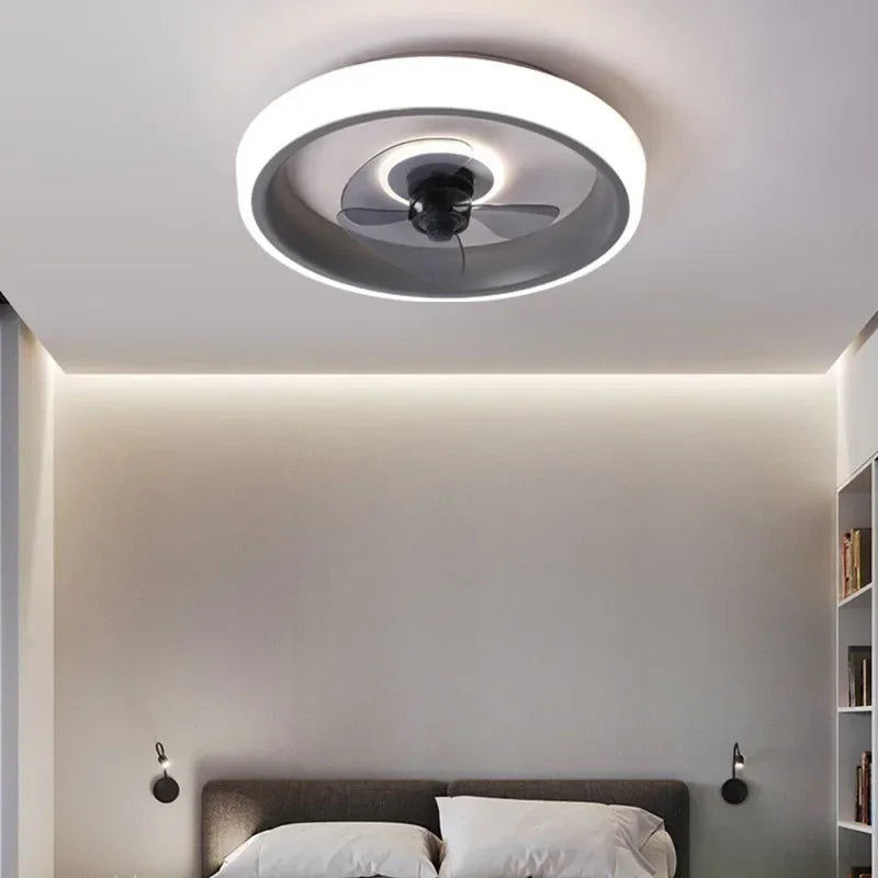 ventilateur silencieux à lames invisibles avec éclairage intégré - vue 4 sur 12