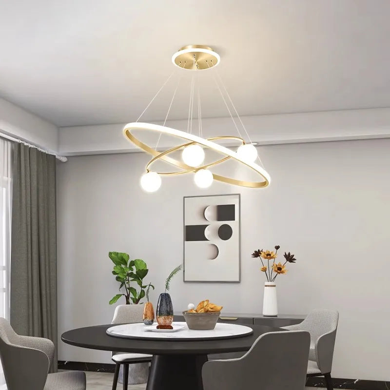 lustre décoration maison éclairage intérieur suspension fantaisie - vue 4 sur 9