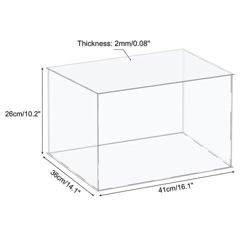 vitrine en acrylique pour objets de collection et organisation