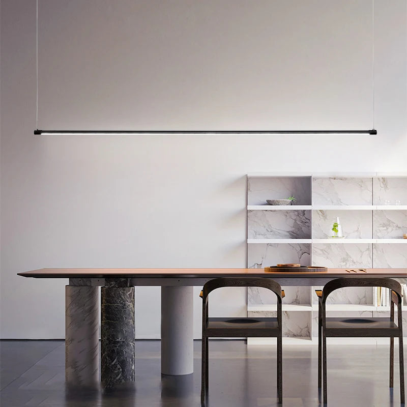 Suspension LED au design nordique moderne et minimaliste en aluminium