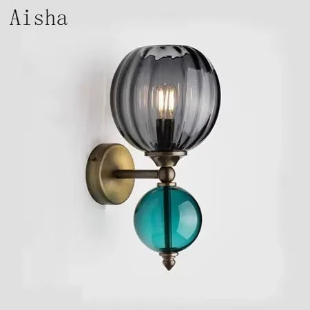 applique murale en verre coloré moderne pour intérieur créatif - vue 2 sur 13