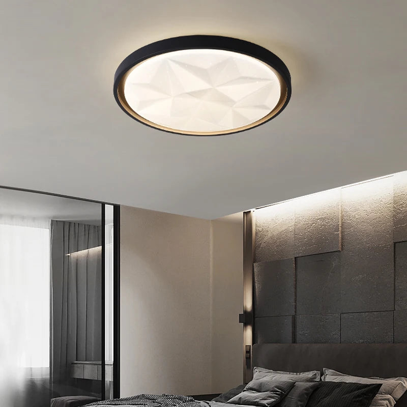 plafonnier led nordique simple créatif luminaire éclairage intérieur - vue 4 sur 9