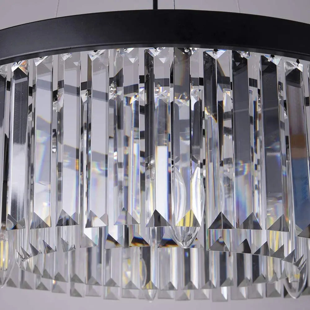 plafonniers de luxe nordiques lustre en cristal - vue 6 sur 8