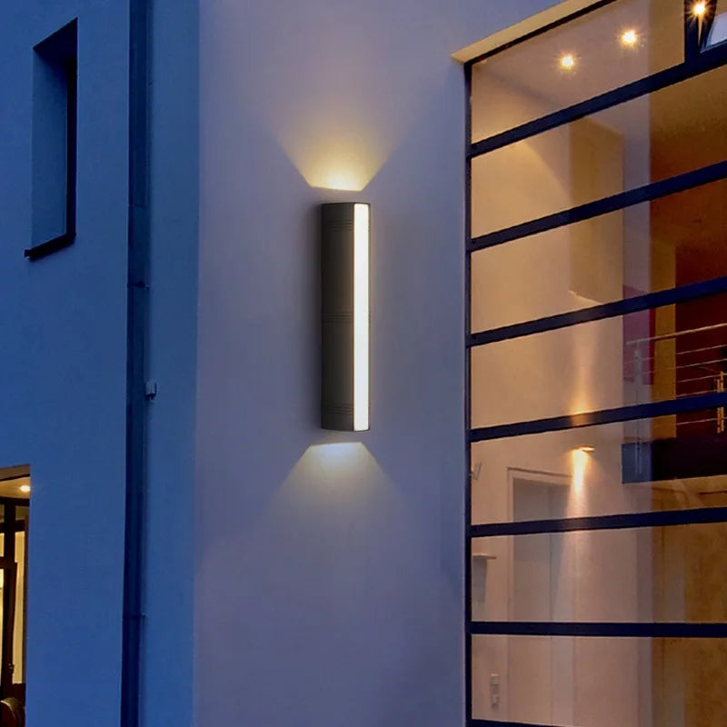 applique murale led étanche pour extérieur en aluminium