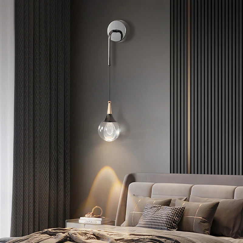 applique murale led créative en forme de méduse
