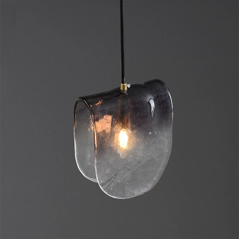 Suspension en verre dégradé moderne - vue 5 sur 7