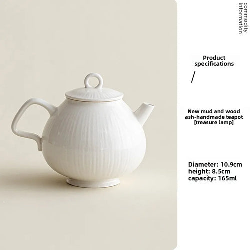 Théière kung fu céramique émaillée filtre infusion maison